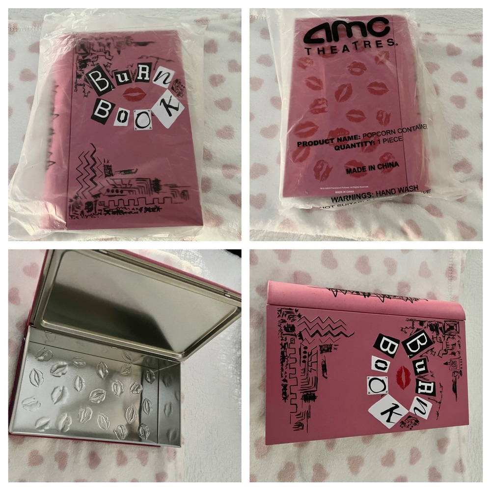Mean girls AMC popcorn tin book